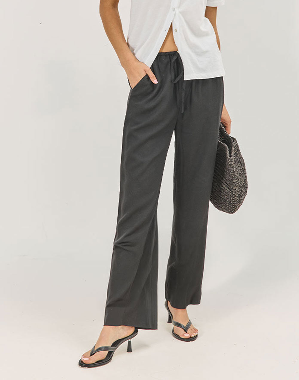 מכנסי COLOMBO שחורים