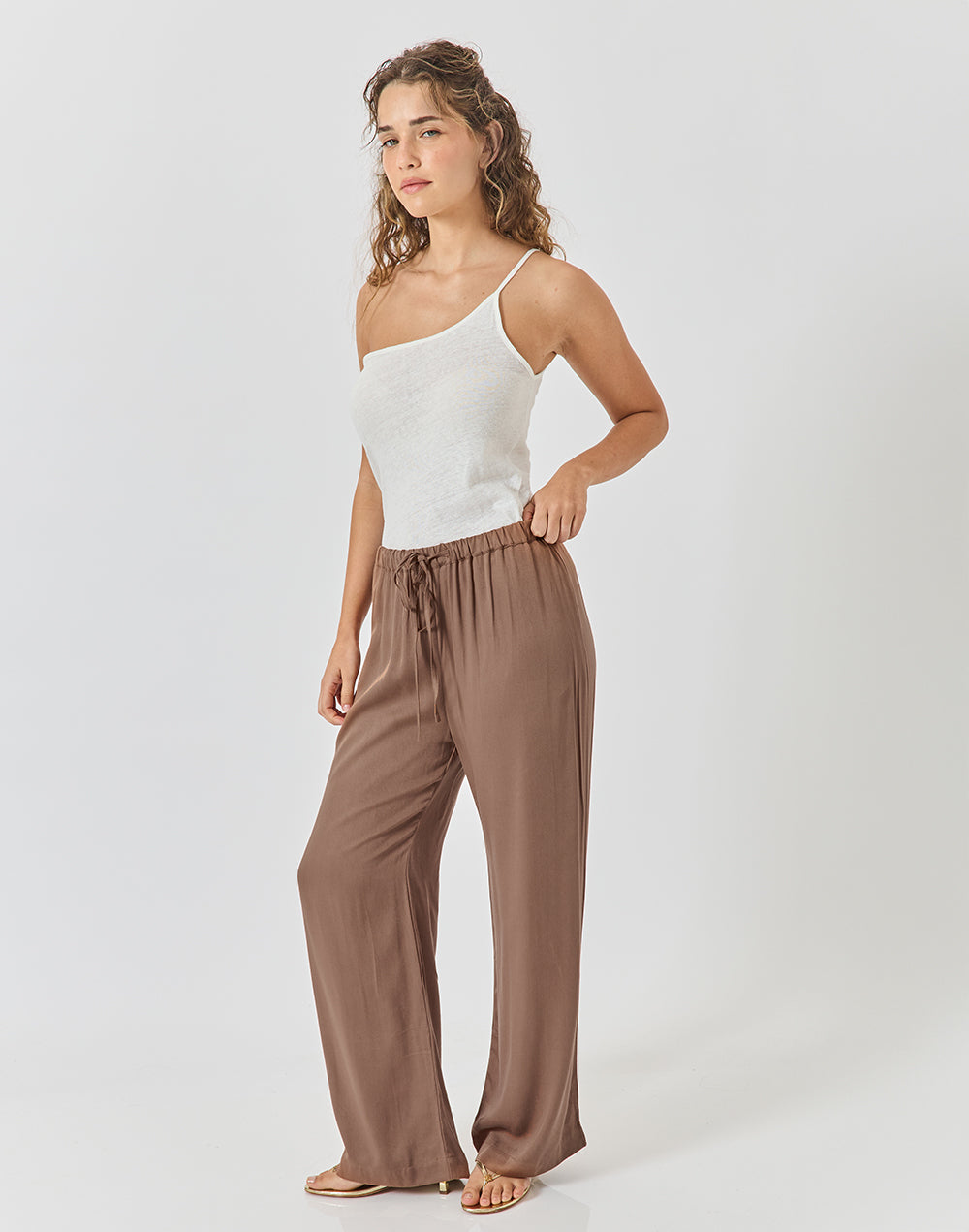 חום קפה TOULOUSE מכנסי