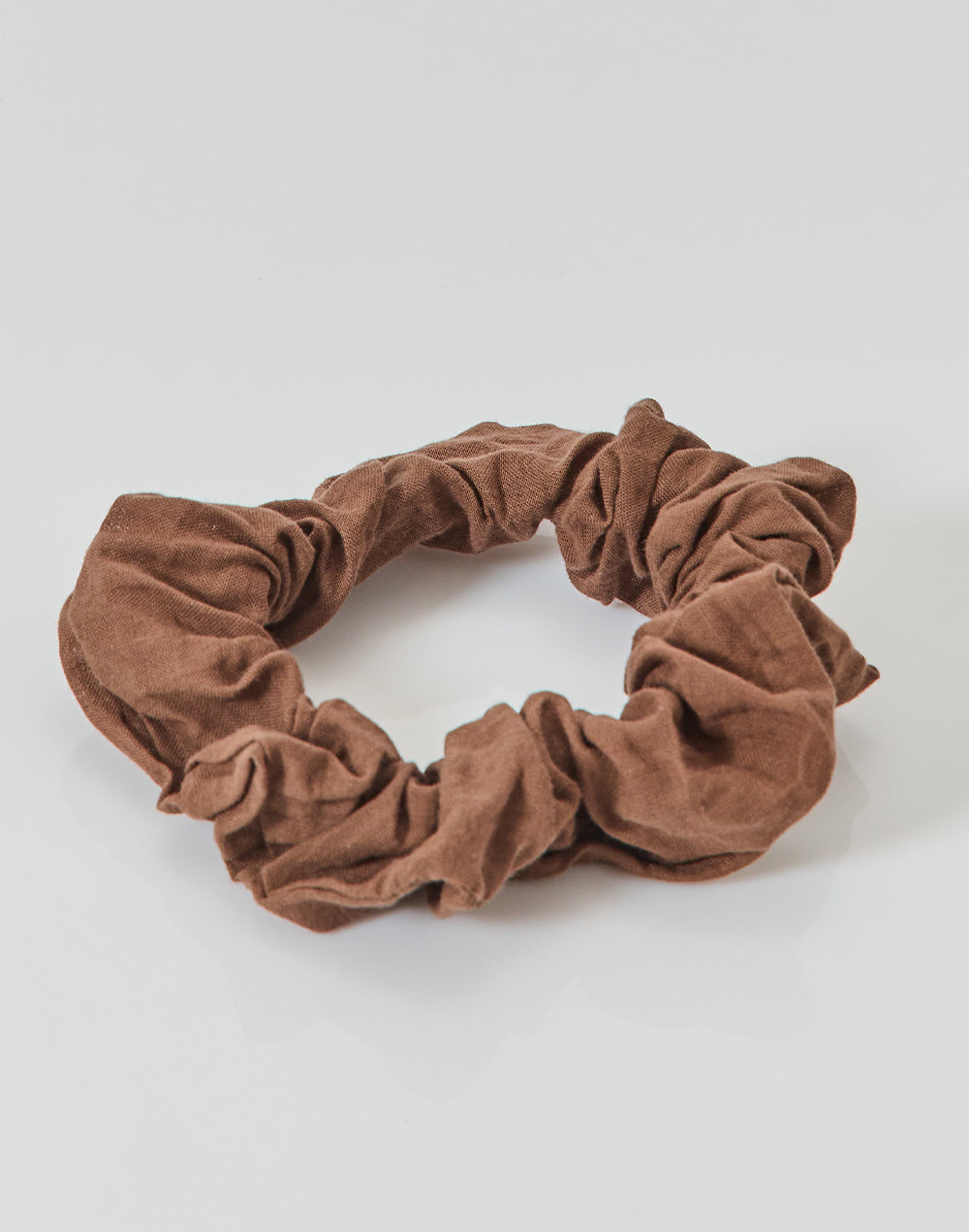 סקראנצ'י גומיה לשיער פשתן חום קפה