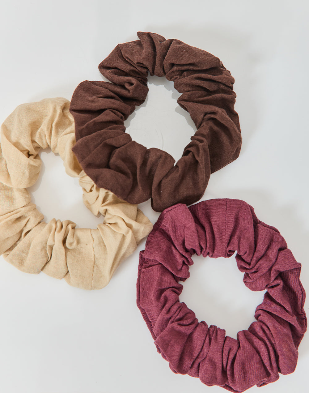 סקראנצ'י גומיה לשיער פשתן חול