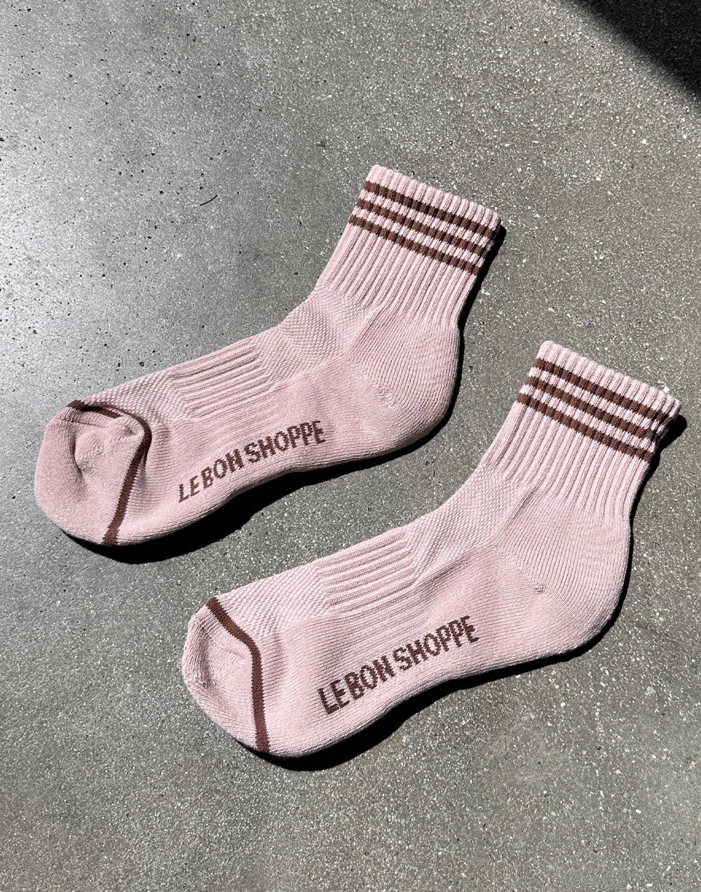 גרבי כותנה ספורטיביות ורוד בליני GIRLFRIEND