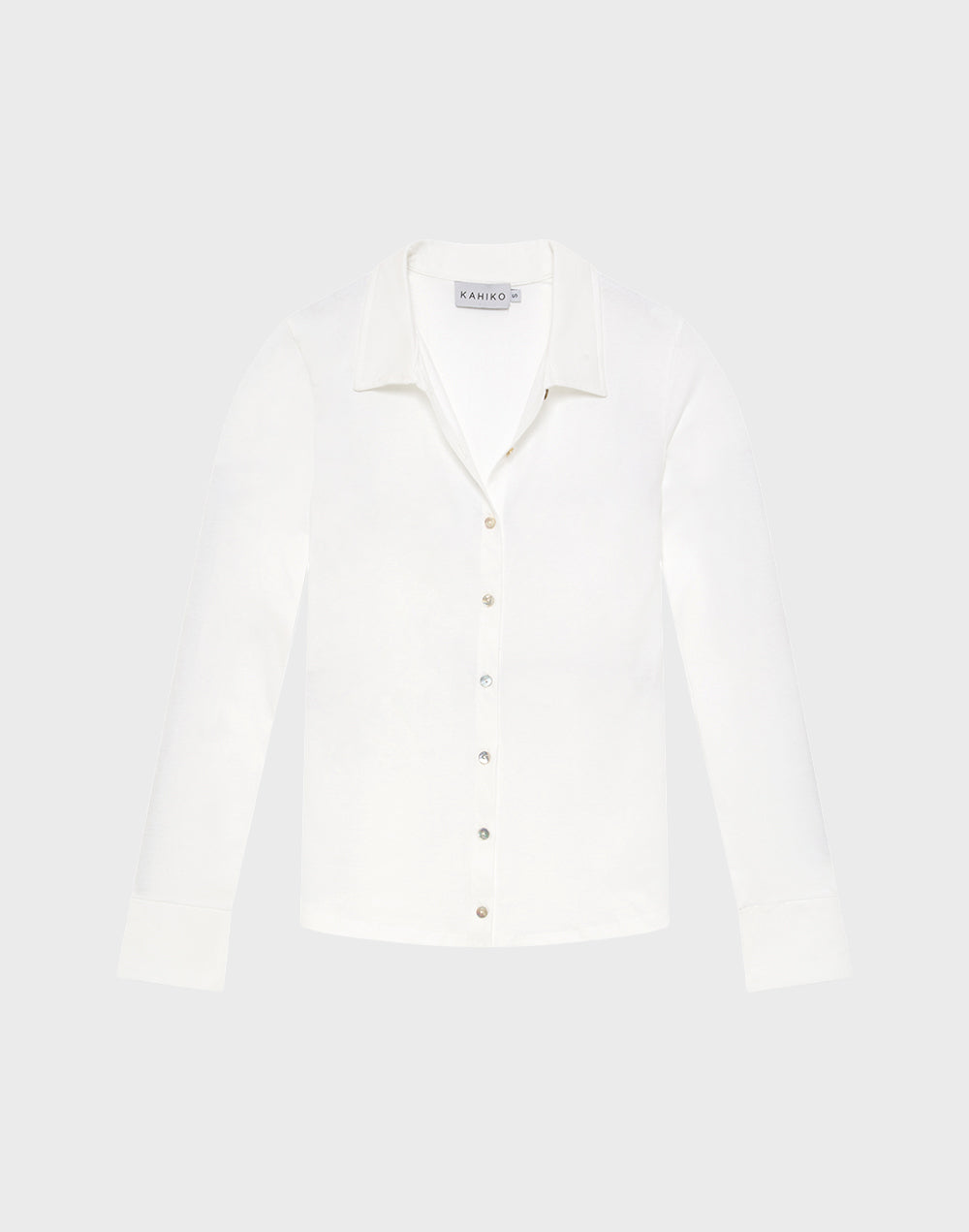 לבנה NOOSA חולצה מכופתרת