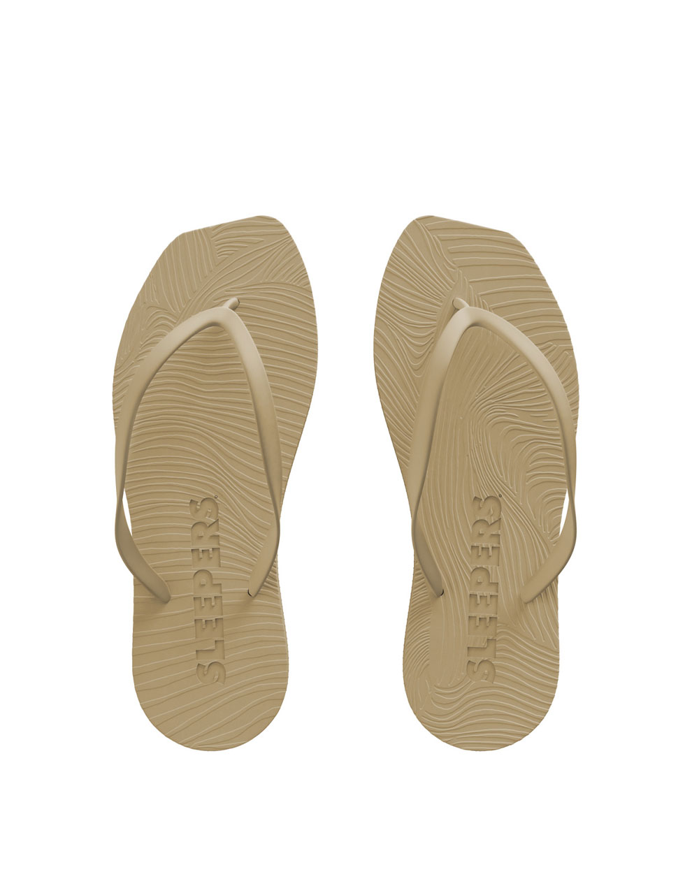 כפכפי אצבע במראה אלגנטי בז' TAPERED