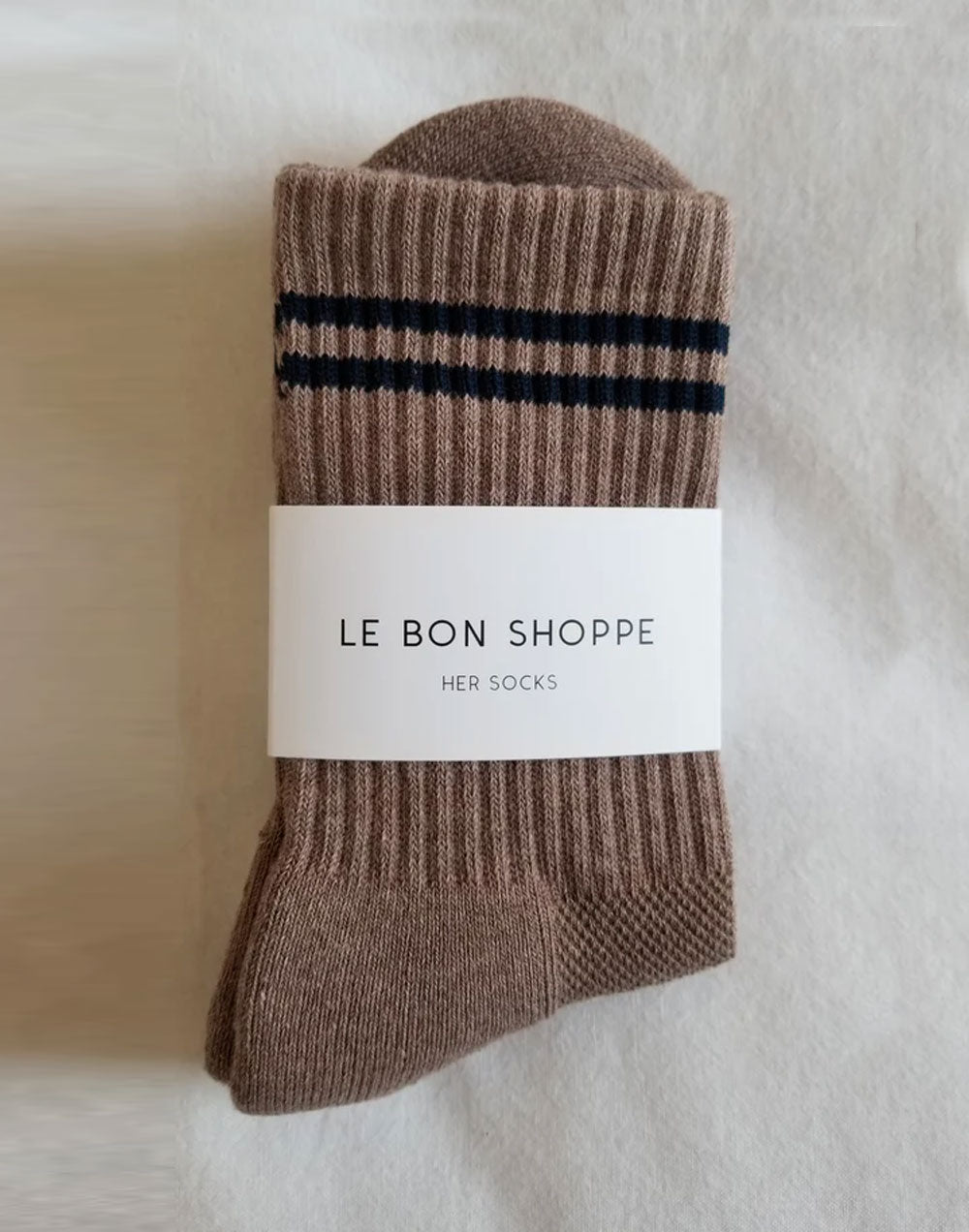 גרבי כותנה ספורטיביות חומות BOYFRIEND