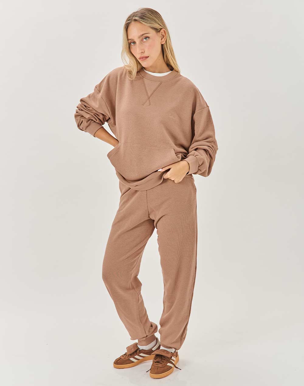 מכנסי טרנינג מוקה CLASSIC