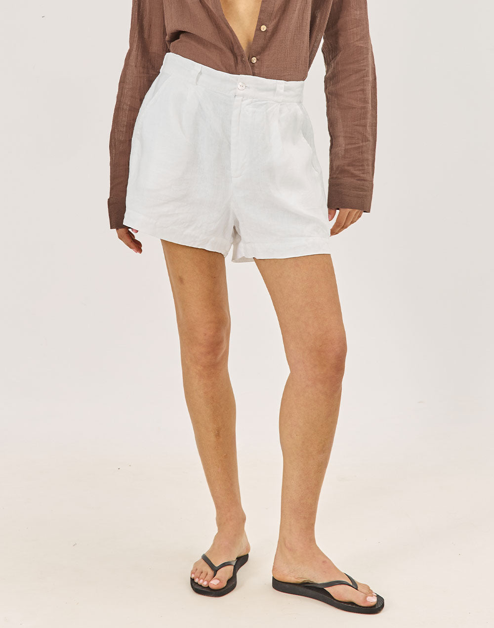 מכנסי פשתן TOSCANA לבנות