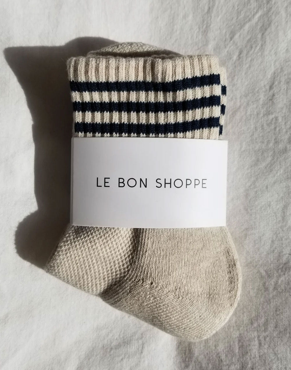 גרבי כותנה ספורטיביות אוף וויט GIRLFRIEND