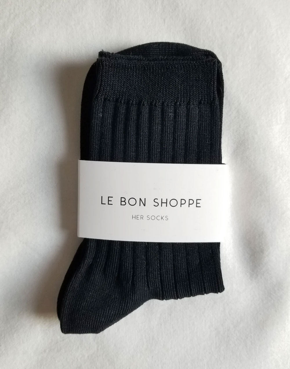 גרבי כותנה שחורות HER