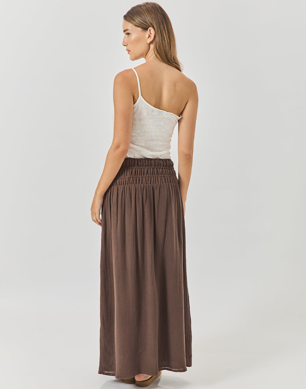 חצאית חום בראוני ISLA MUJERES