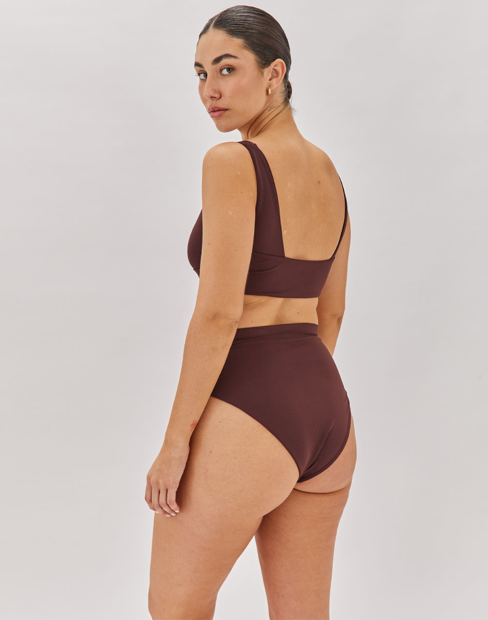 טופ ביקיני חום קוקוס KIRA