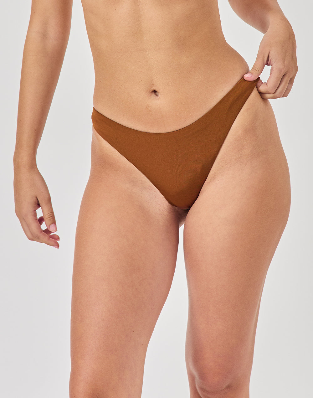 תחתון ביקיני חום מוזהב MAKENA