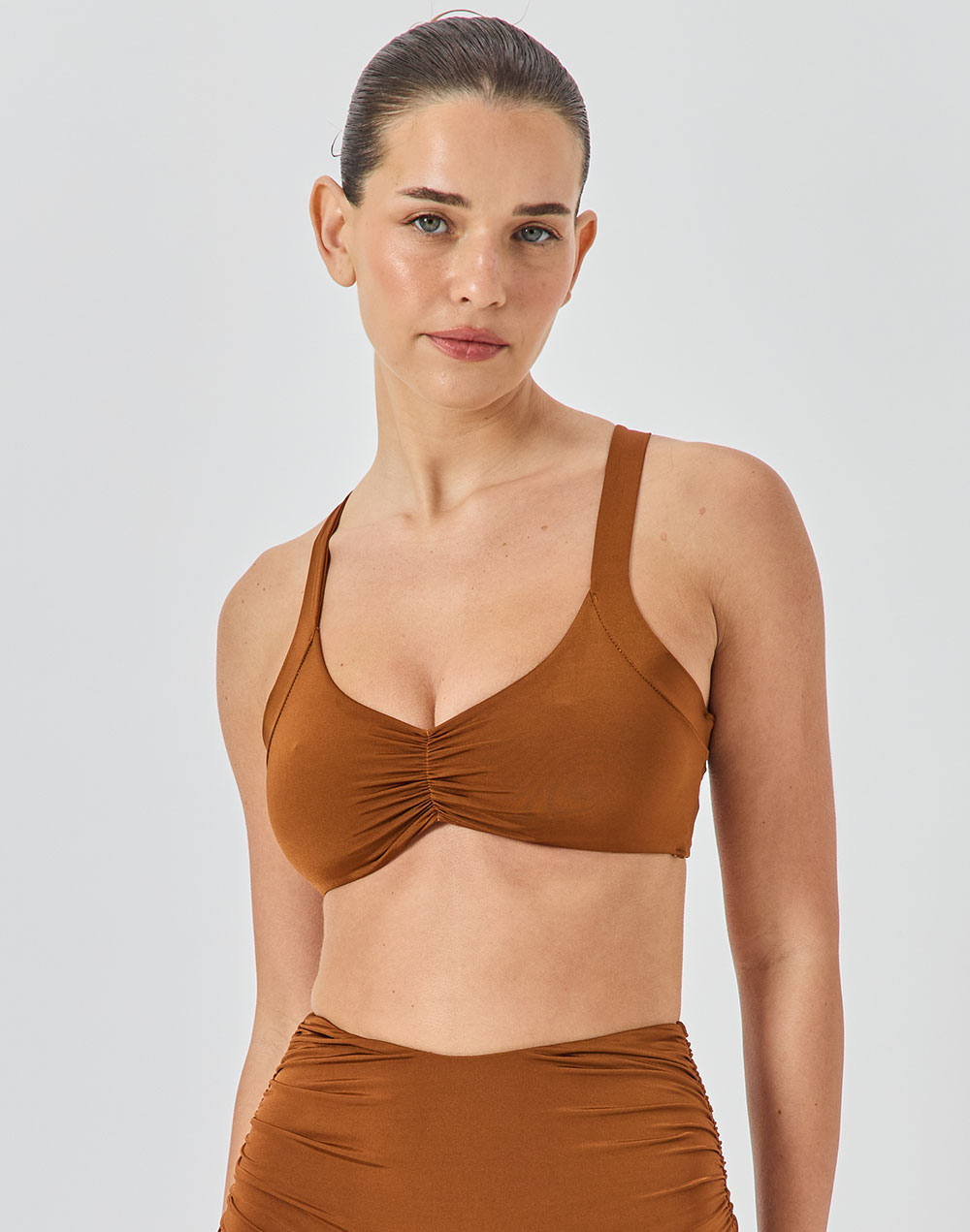 טופ ביקיני חום מוזהב MAUI