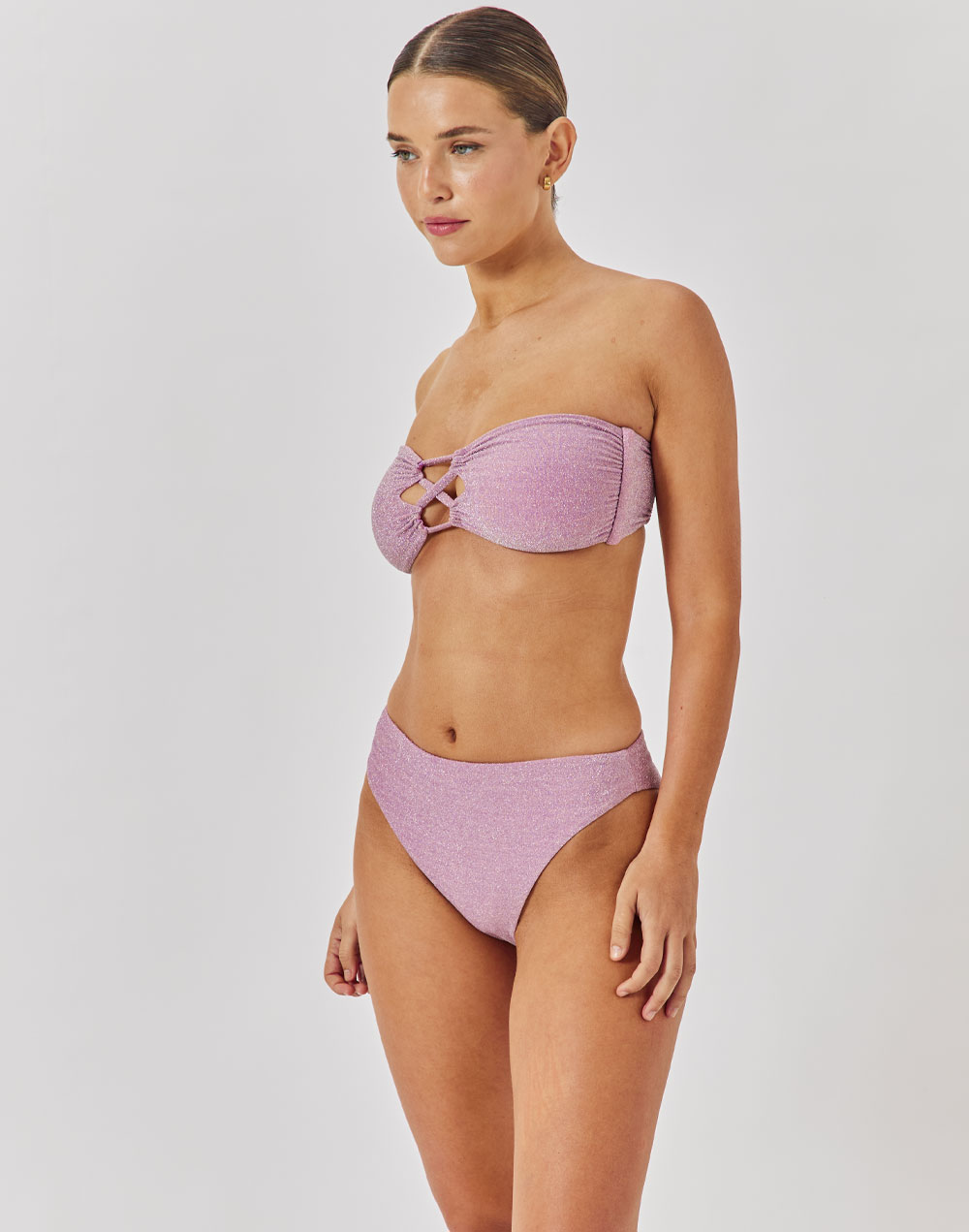 תחתון ביקיני גבוה ורוד בייבי לורקס SUMATRA CHEEKY
