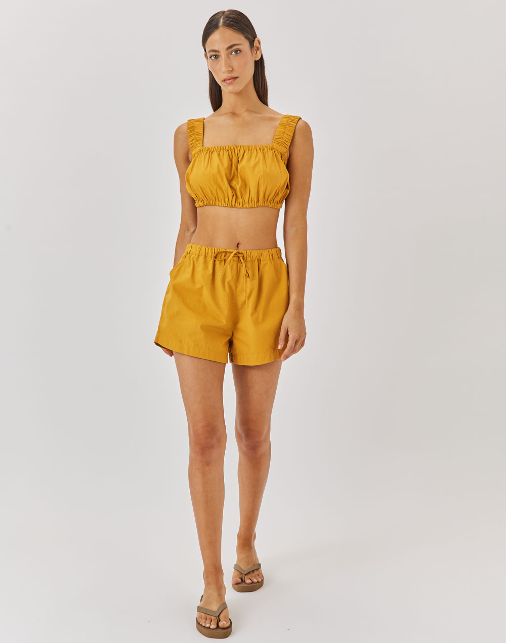 טופ כיווצים צהוב דבש SIROS