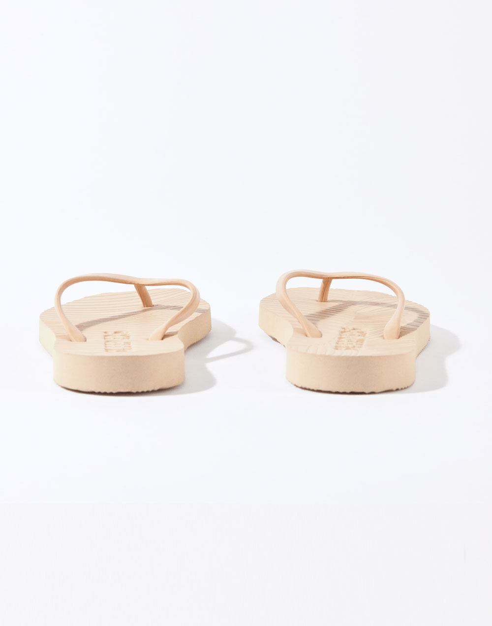 כפכפי אצבע במראה אלגנטי קרם TAPERED