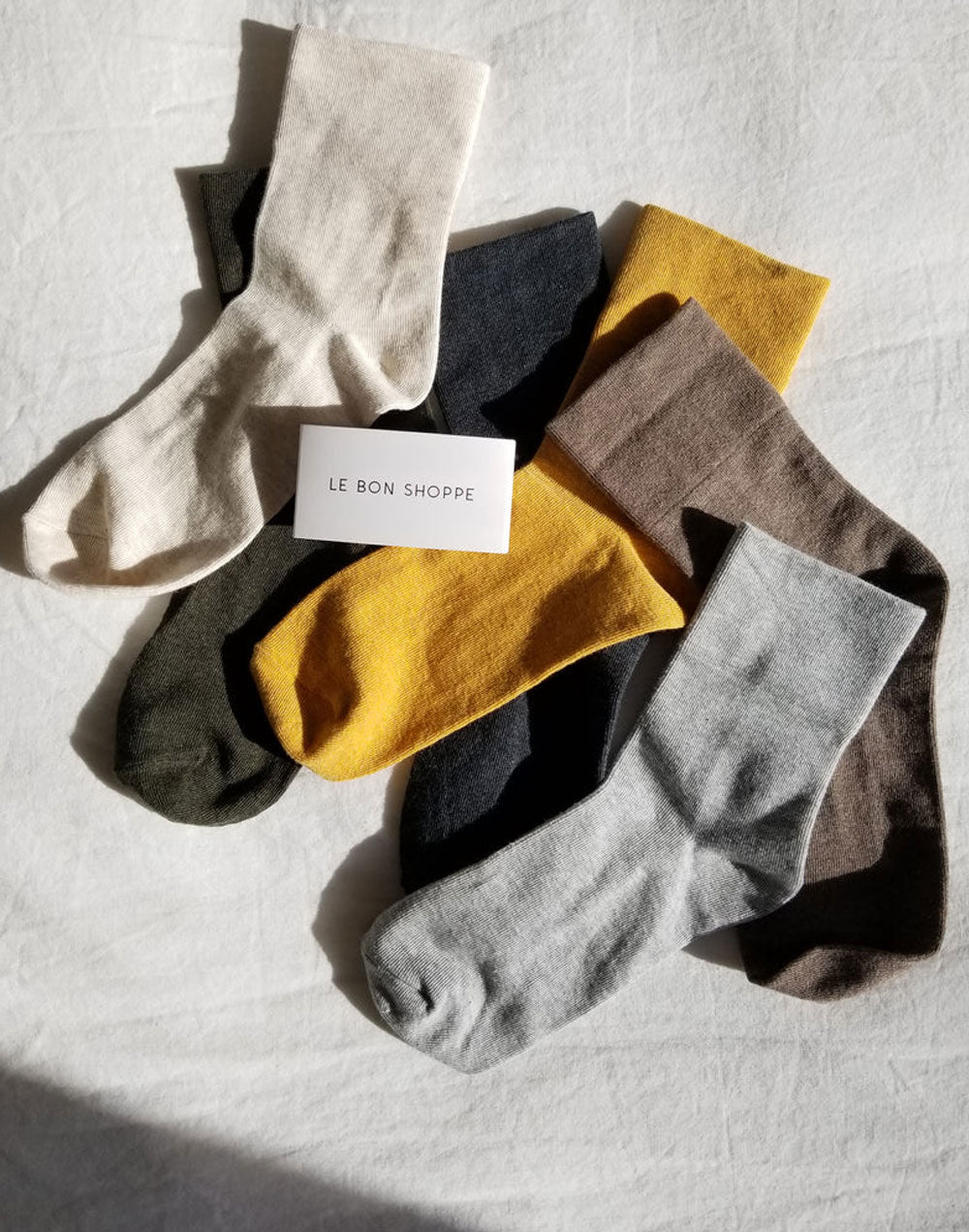 גרבי כותנה חומות SNEAKERS