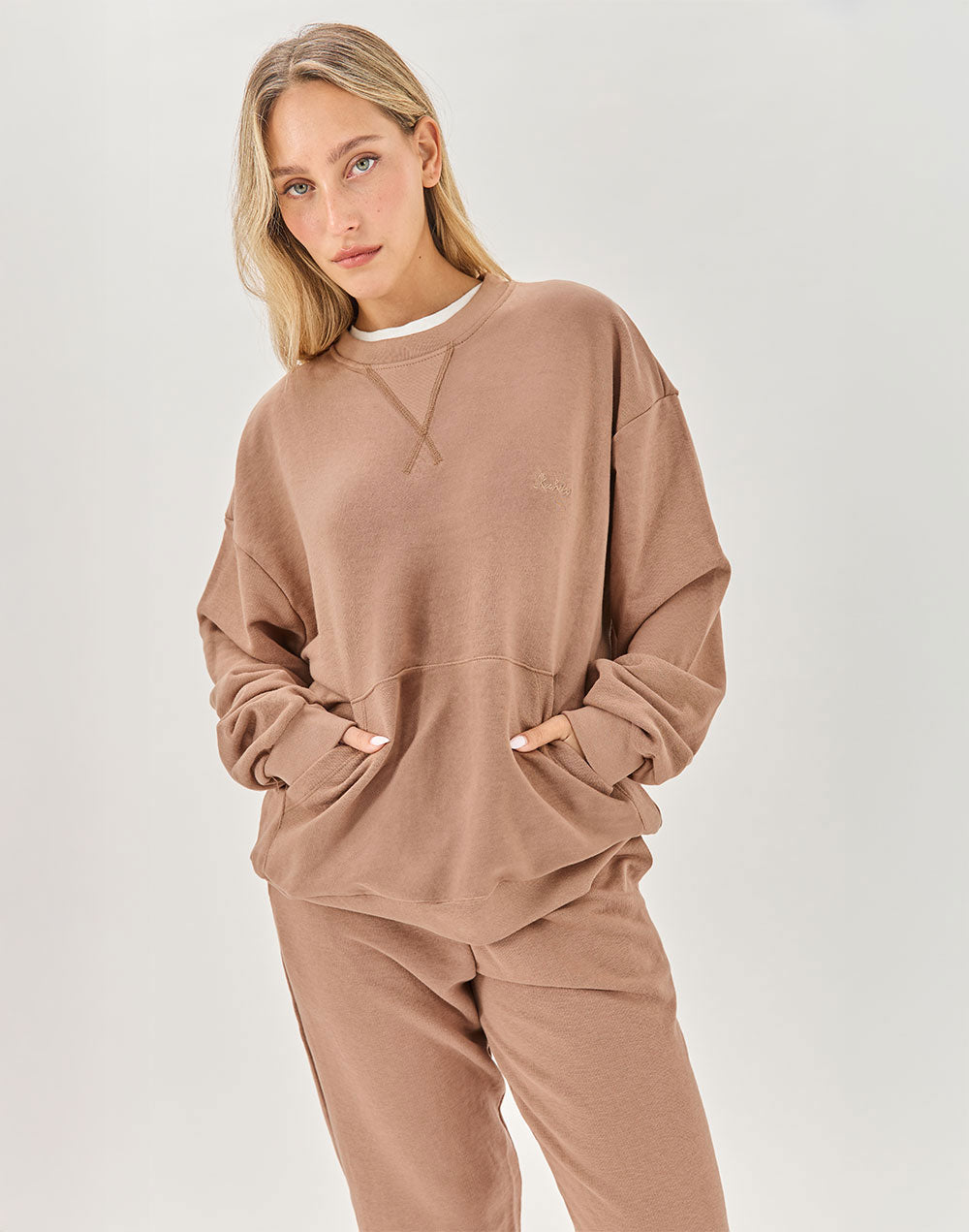 סווטשירט כותנה מוקה SYDNI