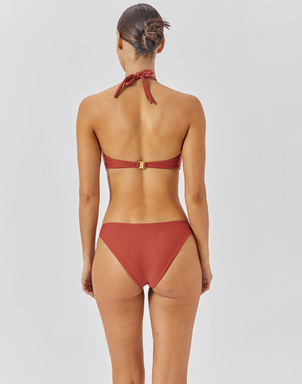 טופ ביקיני קשירה אדום צ'ילי TAHITI