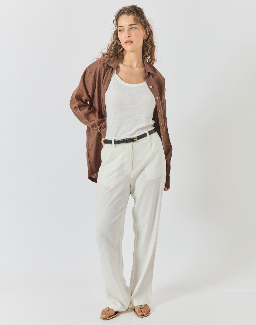 גופיה TOR לבן שנהב