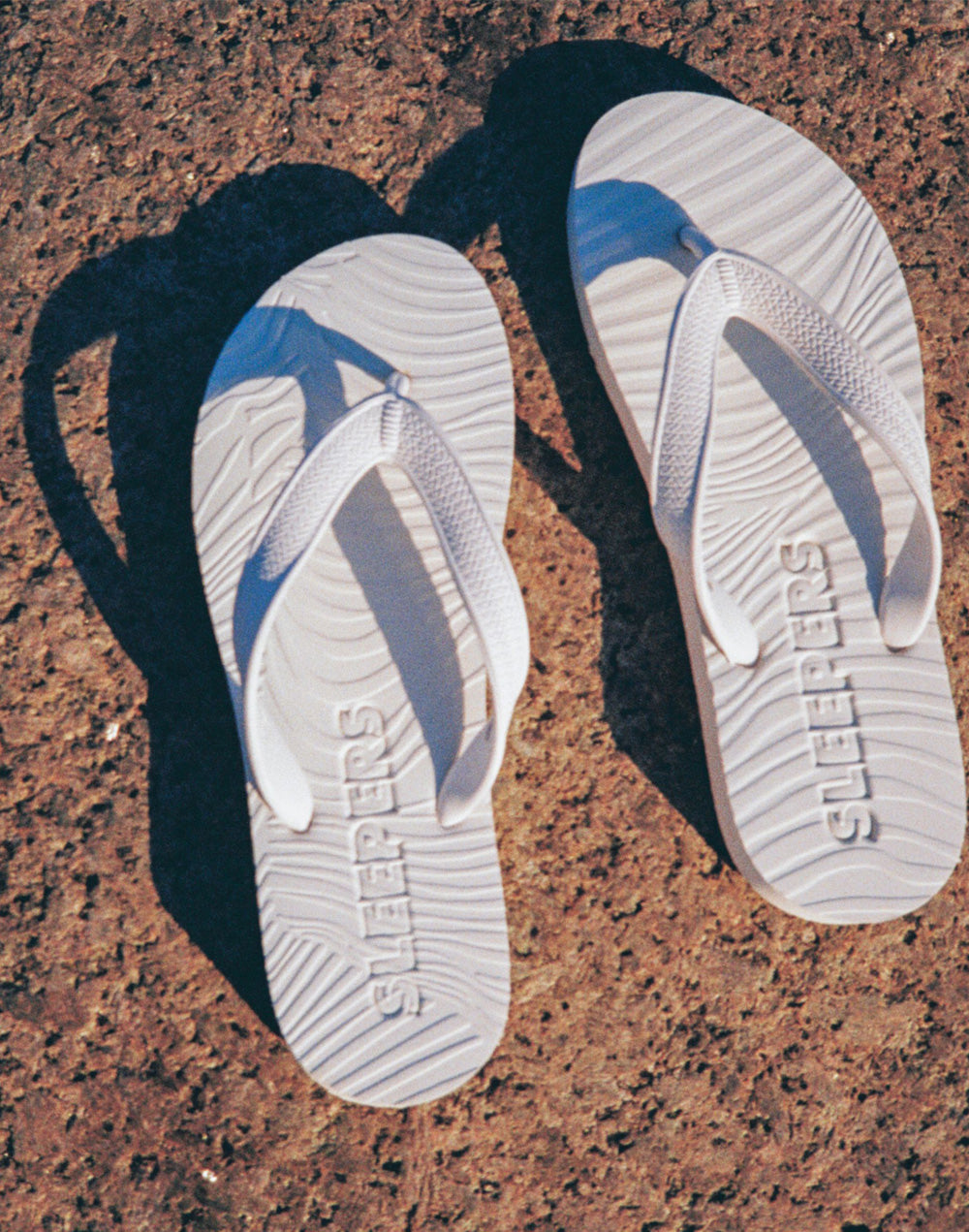 WIDE STRAP FLIP FLOP WHITE