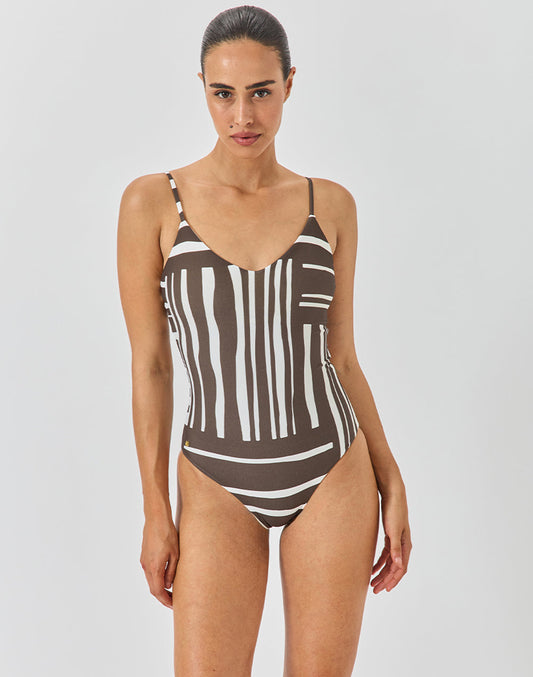 בגד ים שלם הדפס ANTIGUA