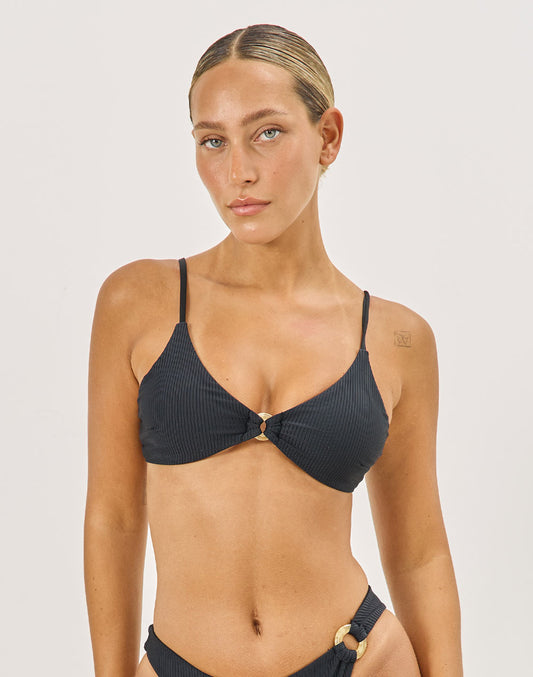 טופ ביקיני שחור BAJA