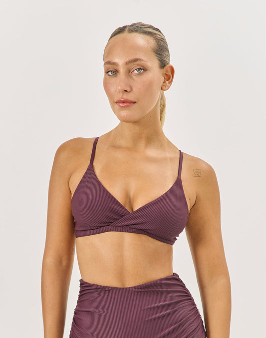 טופ ביקיני סגול כהה BORA BORA