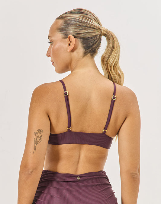 טופ ביקיני סגול כהה BORA BORA