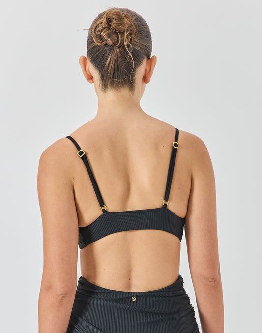 טופ ביקיני שחור BORA BORA