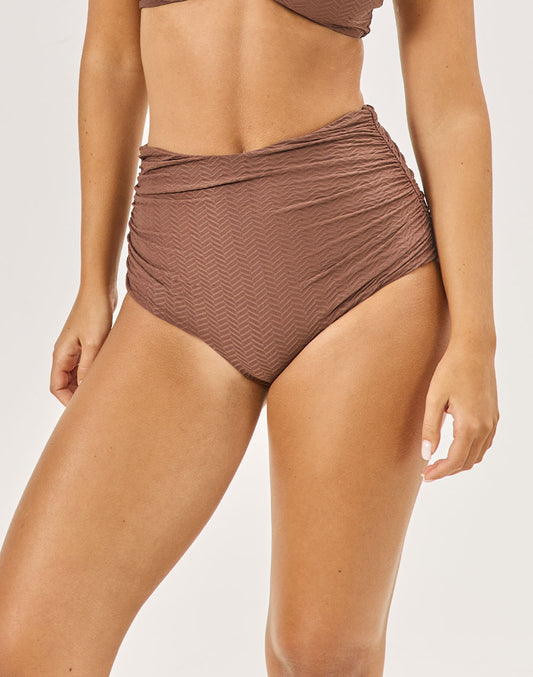 תחתון ביקיני גבוה חום קפוצ'ינו JAMAICA