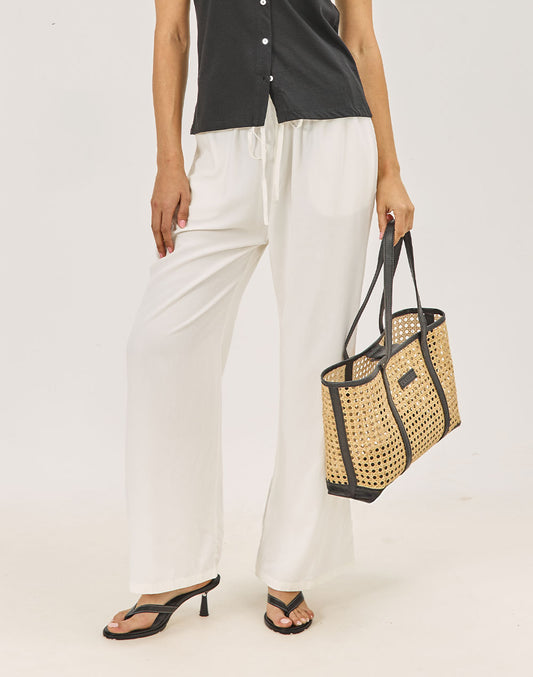 מכנסי במבוק LIMA לבנים