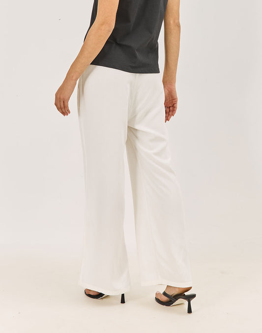 מכנסי במבוק LIMA לבנים