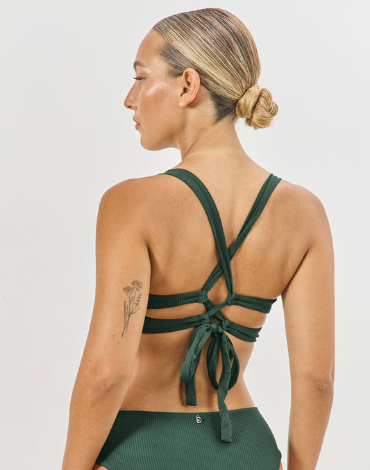 טופ ביקיני ירוק קקטוס MAUI