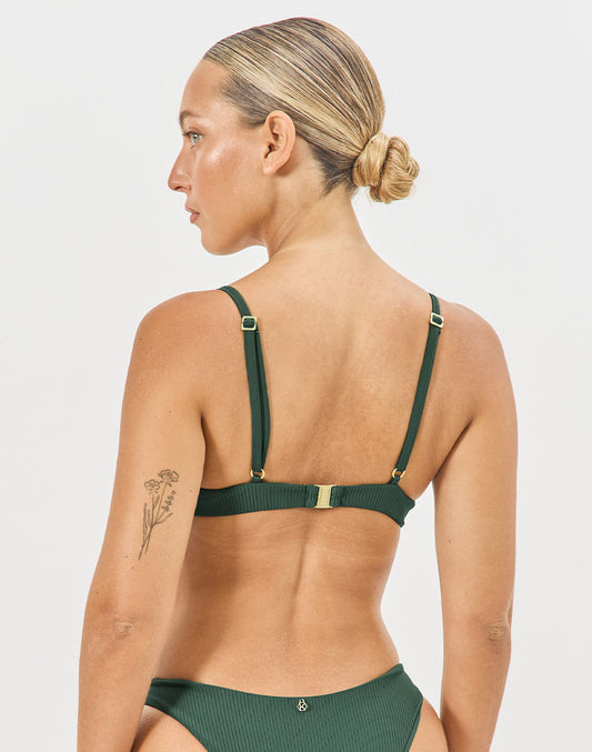 טופ ביקיני ירוק קקטוס SAN JUAN