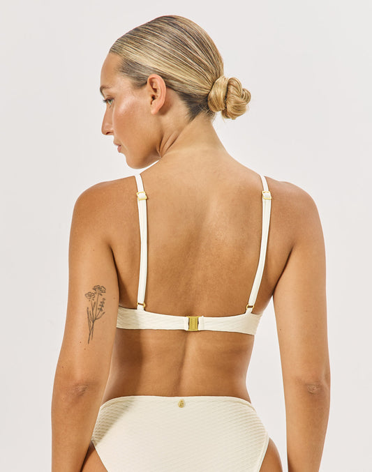 טופ ביקיני שנהב V-LAND