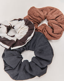 סקראנצ'י גומיה לשיער שחור