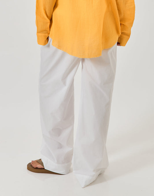 מכנסי כותנה לבנים ALIA