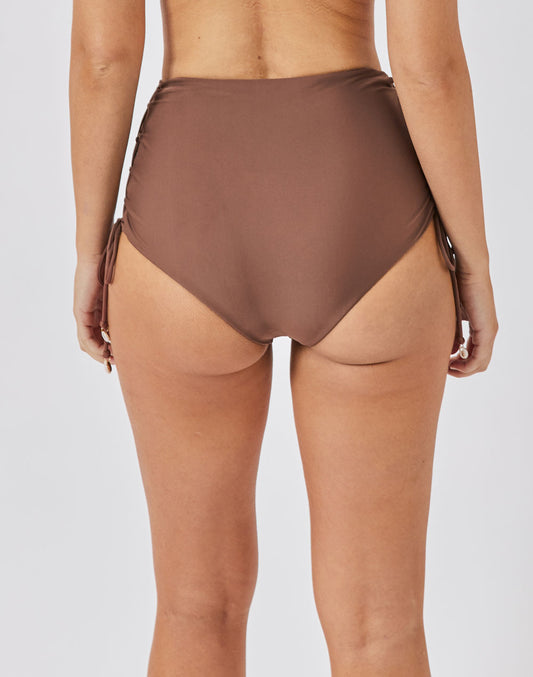 תחתון ביקיני גבוה חום קרמל BAHAMAS