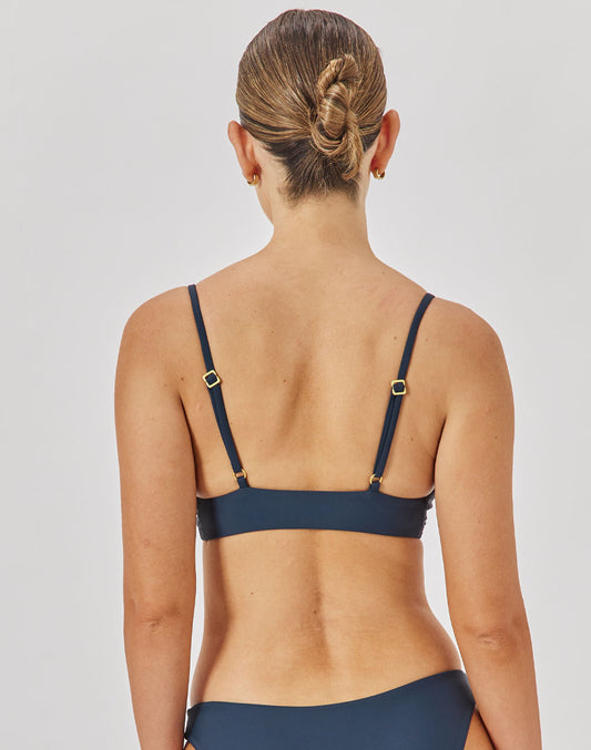 טופ ביקיני כחול כהה BORA BORA