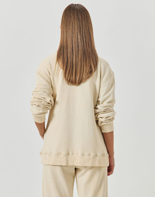 סווטשירט צווארון חול GRAND SLAM