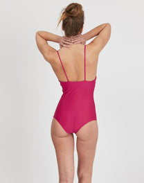 בגד ים שלם ורוד פוקסיה HAMPTONS