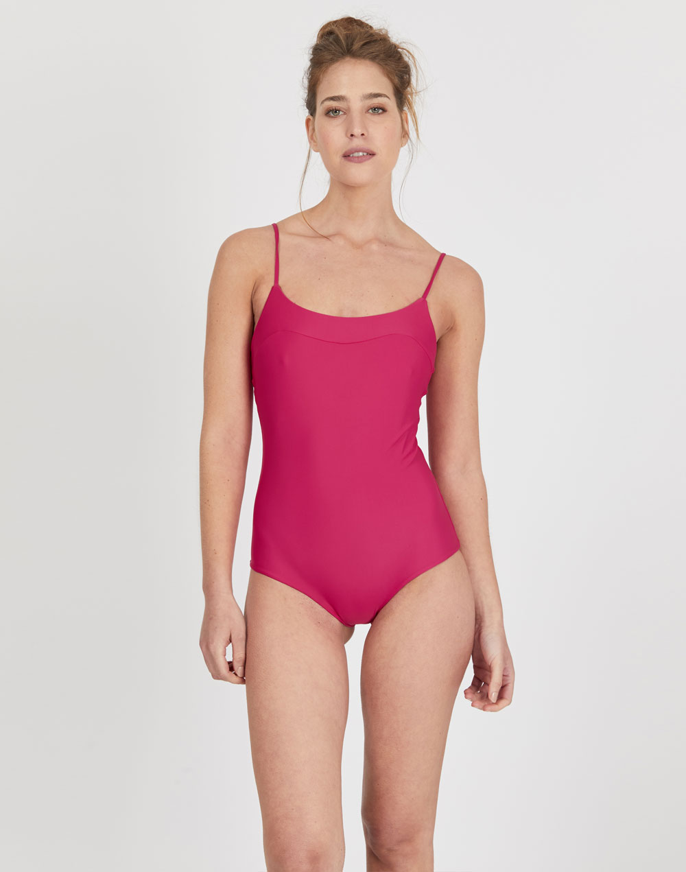 בגד ים שלם ורוד פוקסיה HAMPTONS