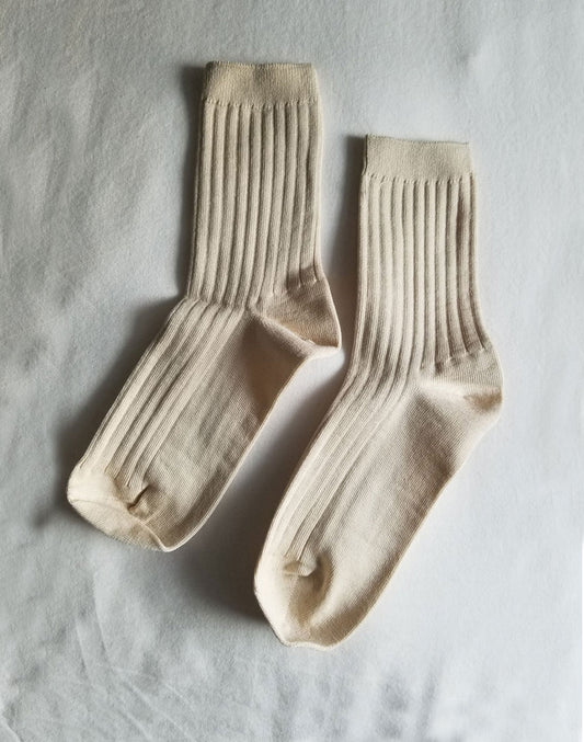 גרבי כותנה אוף וויט פורצלן HER