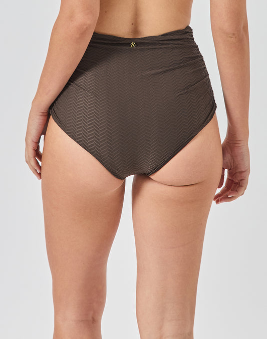 תחתון ביקיני גבוה חום בראוני JAMAICA