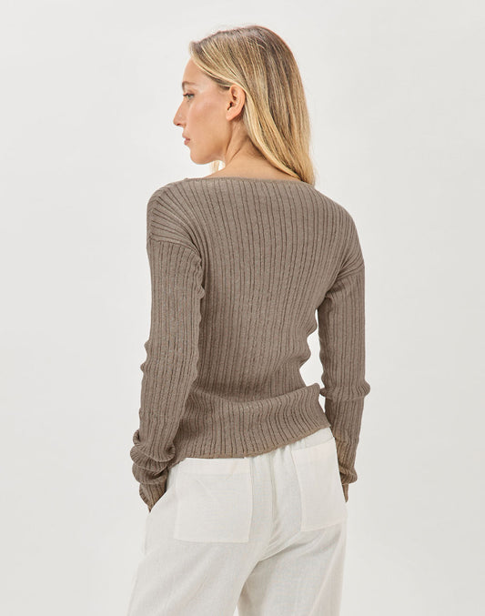 סריג כותנה מוקה KOS