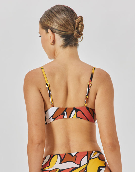 טופ ביקיני הדפס PLAYA