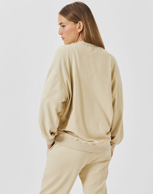 סווטשירט אוברסייז חול PUFF CREW