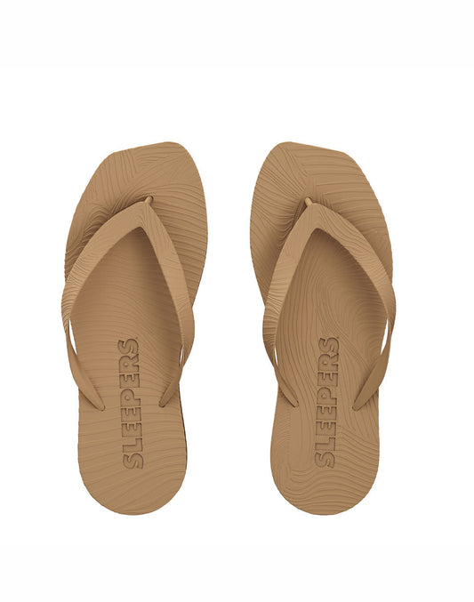 כפכפי אצבע פלטפורמה גבוהה חול TAPERED