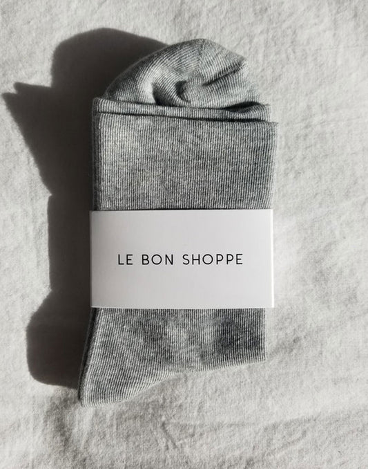 גרבי כותנה אפורות SNEAKERS