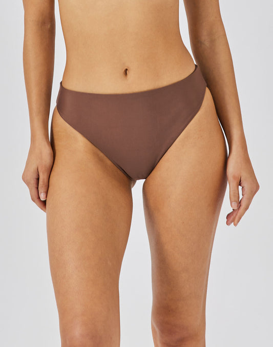 תחתון ביקיני גבוה חום קרמל SUMATRA